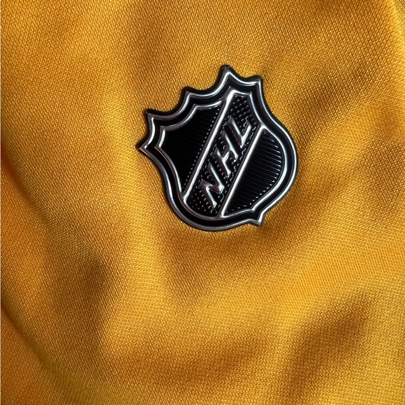 NWOT FANATICS NASHVILLE PREDATORS YELLOW/BLUE FULL LENGTH ZIP UP HOODIE SMALL - Picture 8 of 11